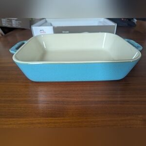Staub Gratin Dish Ancient Turquoise27x20cm Bake Dish New Open Box